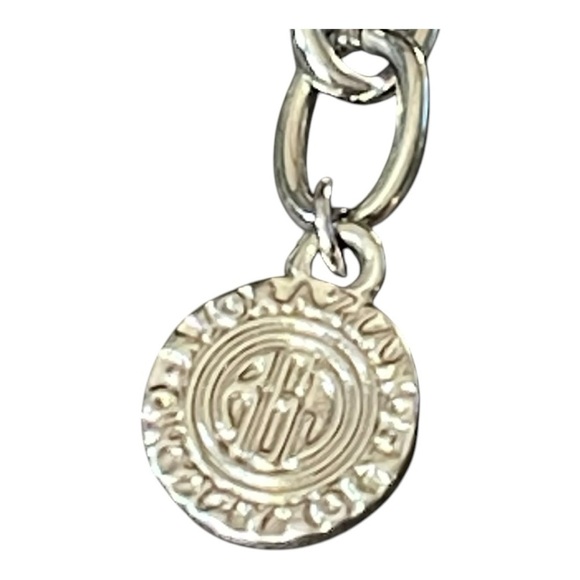 🔥Vintage RJ Graziano Designer Silver Tone Chain/opaque links. Unique - Picture 5 of 7